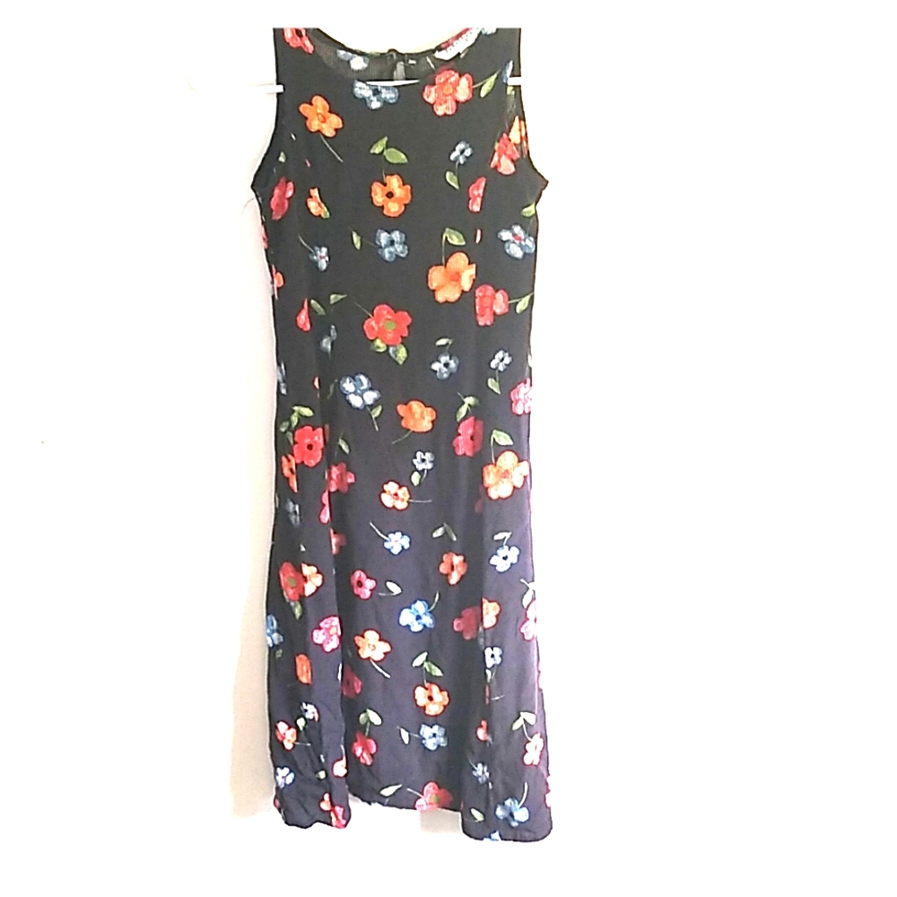 Flower print dress